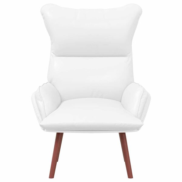 vidaXL fauteuil Blanc 69 x 74 x 93 cm Cuir artificiel
