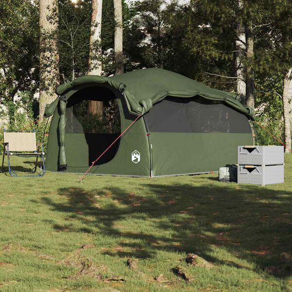vidaXL Tente familiale tunnel 6 personnes vert olive imperméable