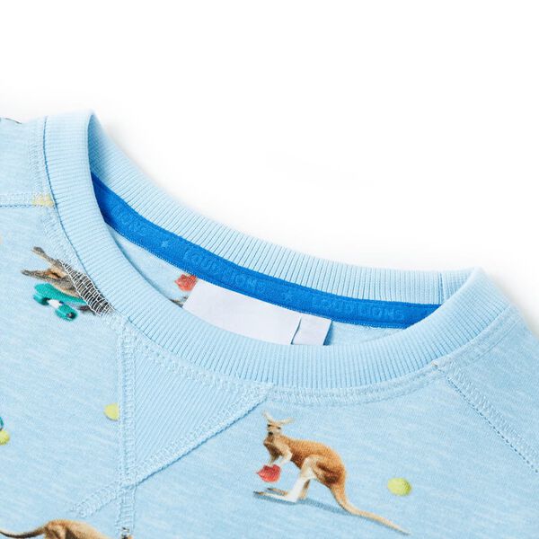 Sweatshirt pour enfants m&eacute;lange bleu clair 104