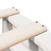 vidaXL Lit biblioth&egrave;que sans matelas blanc 75x190cm bois de pin massif