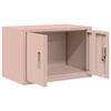 vidaXL Armoire de rangement Rose 60 x 40 x 40 cm Acier