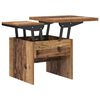 vidaXL Table basse Bois Ancien 55 x 54,5 x 45 cm Bois d'ing&eacute;nierie