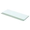 vidaXL Panneaux d'&eacute;tag&egrave;re 2 pcs Verre Transparent 50 x 12 cm