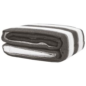 vidaXL Tapis de tente anthracite et blanc 400x500 cm PEHD