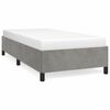 vidaXL Cadre de lit sans matelas gris clair 80x200 cm velours