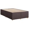 vidaXL Sommier &agrave; lattes de lit avec matelas Marron fonc&eacute; 120x200 cm