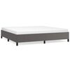 vidaXL Cadre de lit sans matelas gris 200x200 cm similicuir