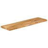 vidaXL Dessus de table &agrave; bord vivant 140x20x2,5cm bois massif manguier