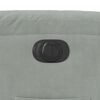 vidaXL Fauteuil inclinable électrique gris clair velours