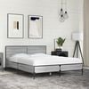 vidaXL Cadre de lit sans matelas sonoma gris 120x190 cm
