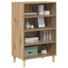 vidaXL Buffet Ch&ecirc;ne artisanal 57 x 35 x 89.5 cm Bois d'ing&eacute;nierie