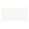 vidaXL Voile d'ombrage 160 g/m&sup2; Blanc 4x7 m PEHD