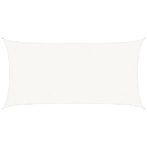 vidaXL Voile d'ombrage 160 g/m&sup2; Blanc 4x7 m PEHD