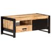 vidaXL Table basse 100x50x40 cm Bois de manguier brut