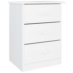 vidaXL Table de chevet ALTA blanc 41x35x55,5 cm bois de pin massif
