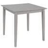 vidaXL Table &agrave; d&icirc;ner extensible Gris (80-120) x 80 x 74 cm MDF