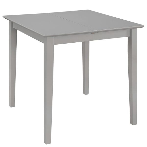 vidaXL Table &agrave; d&icirc;ner extensible Gris (80-120) x 80 x 74 cm MDF