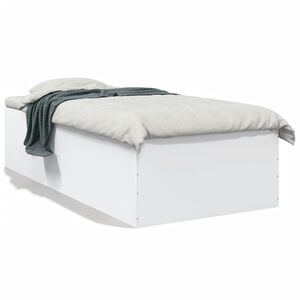 vidaXL Cadre de lit sans matelas blanc 100x200 cm