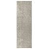 vidaXL Tapis Beige 50 x 100 cm 100 % polyester 3 mm Lavable