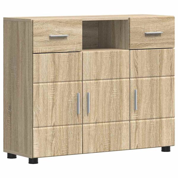 vidaXL Buffet Chêne sonoma 88,5 x 30,5 x 73 cm Bois d'ingénierie