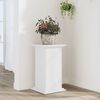 vidaXL Support pour plantes blanc 33x33x60 cm bois d'ing&eacute;nierie