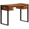 vidaXL Bureau avec 2 tiroirs 110x50x77 cm Bois solide de Sesham