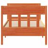 vidaXL Cadre de lit sans matelas cire marron 90x190 cm bois pin massif