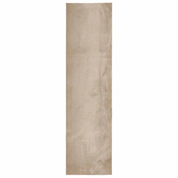 vidaXL Tapis de surface HUARTE Sable 300 x 80 cm Polyester