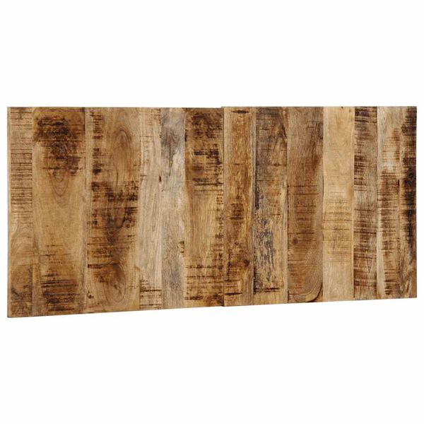 vidaXL T&ecirc;te de lit 120 cm bois de manguier brut massif