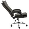 vidaXL Chaise de bureau Gris Tissu