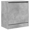 vidaXL Armoire &agrave; chaussures gris b&eacute;ton 60x34x63,5 cm bois d'ing&eacute;nierie