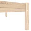 vidaXL Cadre de lit sans matelas 193x203 cm bois massif de pin