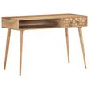 vidaXL Bureau 115x50x76 cm Bois d'acacia solide