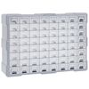 vidaXL Organisateur multi-tiroirs avec 64 tiroirs 52x16x37,5 cm