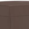 vidaXL Repose-pied Marron 60x50x41 cm Similicuir