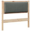vidaXL T&ecirc;te de lit Autre Marron 90 cm Bois massif en pin