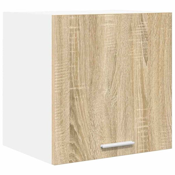 vidaXL Armoire suspendue Ch&ecirc;ne Sonoma et Blanc 40 x 31 x 40 cm