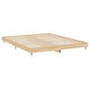 vidaXL Cadre de lit sans matelas ch&ecirc;ne sonoma 140x200 cm