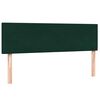 vidaXL Sommier &agrave; lattes de lit et matelas vert fonc&eacute; 160x210cm velours
