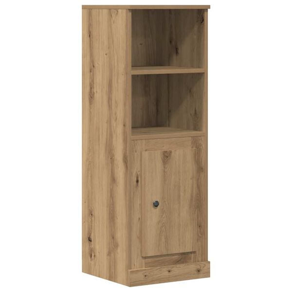 vidaXL Buffet haut chêne artisanal 36x35,5x103,5 cm bois d'ingénierie