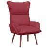 vidaXL fauteuil Bordeaux 69 x 74 x 93 cm Simili cuir