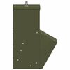 vidaXL Mangeoire pour poules Vert olive 20 x 25 x 35 cm