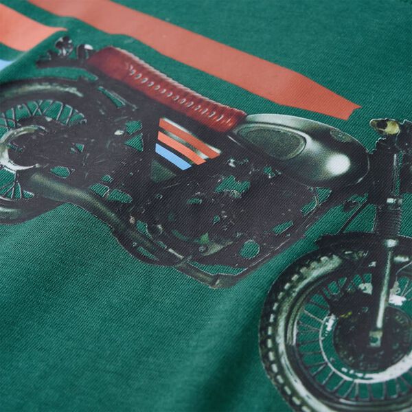 T-shirt enfants &agrave; manches longues vert 104