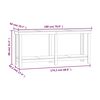 vidaXL Banc de travail Marron miel 180x50x80 cm Bois de pin massif