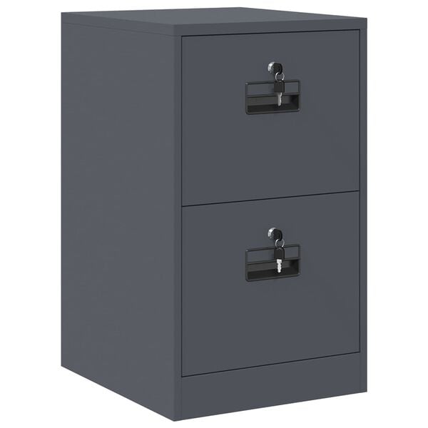 vidaXL Cabinet de Dossier avec tiroir Anthracite 44 x 50 x 106.5 cm