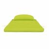 vidaXL Coussins de chaise Uni 2 pcs Vert vif. 58 x 77 x 4,5 cm