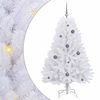 vidaXL Sapin de No&euml;l artificiel 150 cm PVC et Acier Blanc