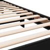 vidaXL Cadre de lit sans matelas noir 75x190 cm