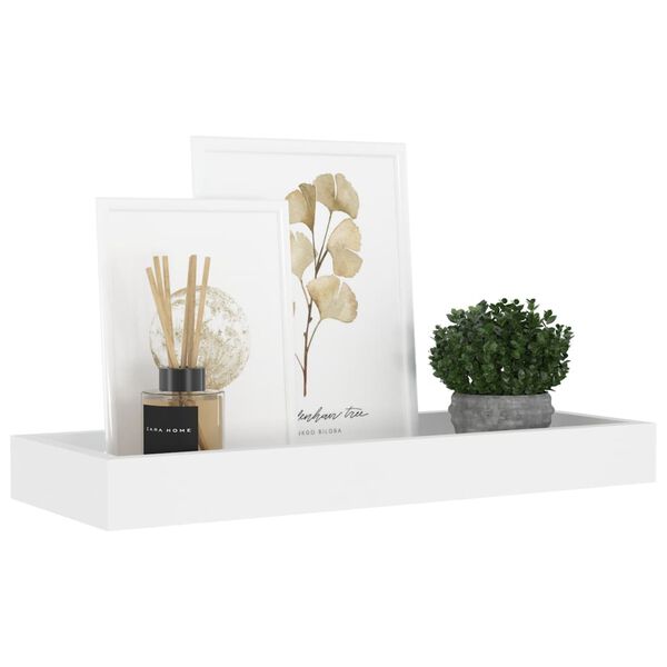 vidaXL &Eacute;tag&egrave;res murales Loggia 2 pcs Blanc 40x15x4 cm MDF