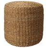 Home&Styling Pouf rond naturel &Oslash;40x38 cm herbe de mer